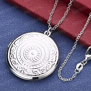 Sterling Silver Locket (K).
